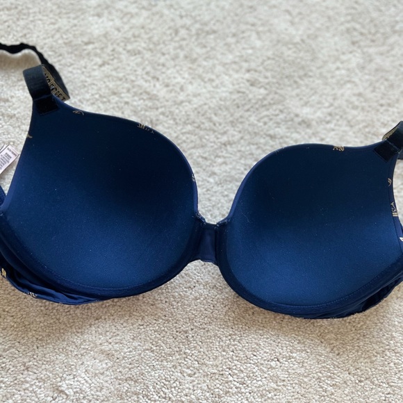 VICTORIA’S SECRET VS Monogram T-Shirt Full Coverage Push Up Bra 34DD - Picture 5 of 8